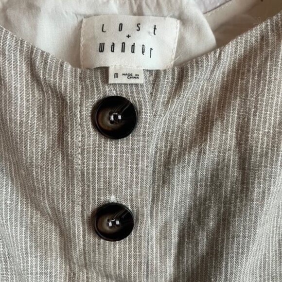 Lost + Wander - Cropped Button Down - Picture 6 of 6